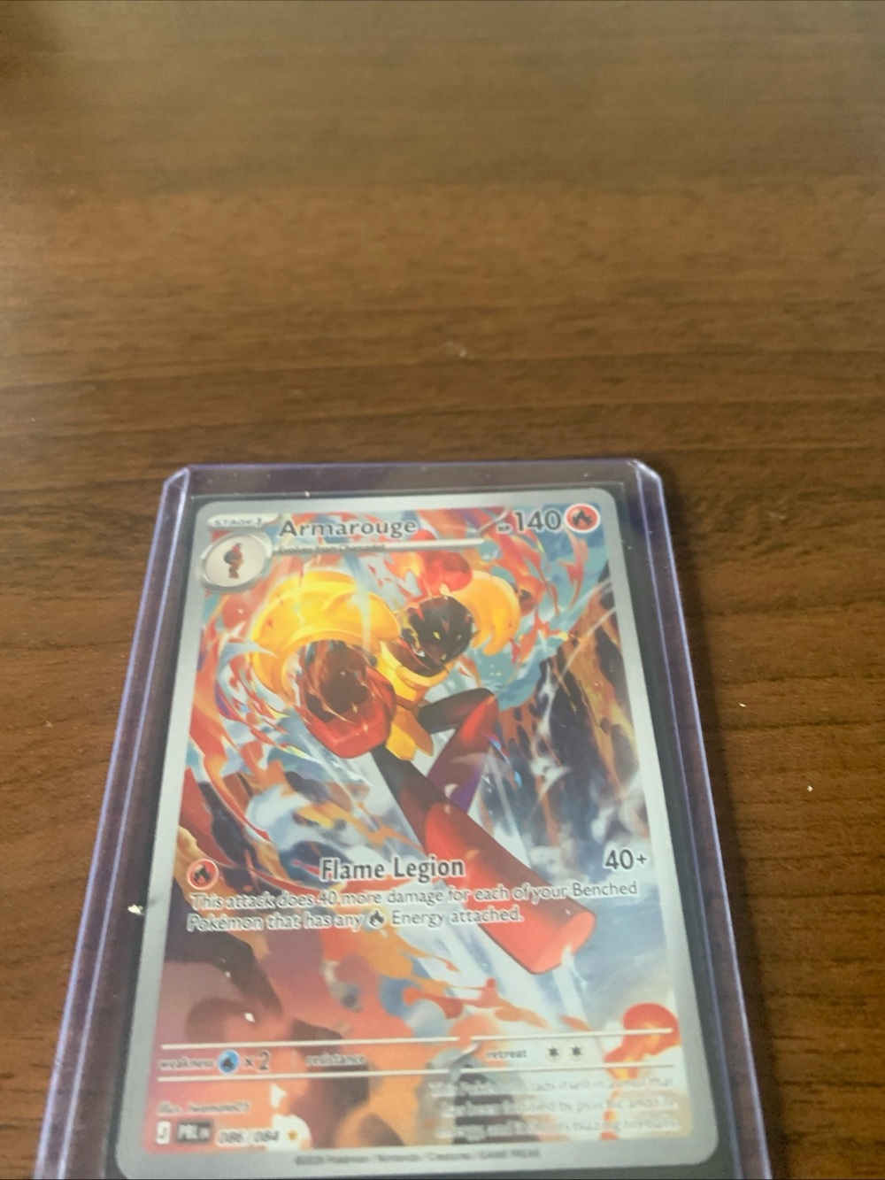 Armrouge Full Art Trading Card - Red